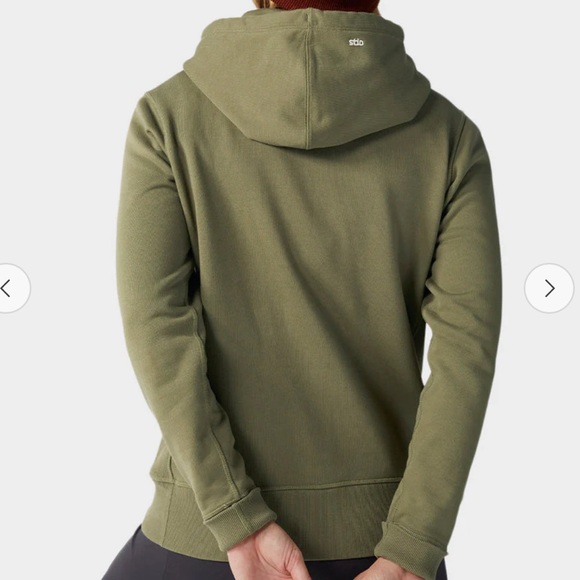 Stio women’s whitebark french terry hoodie - mountain thyme size S - Picture 4 of 9